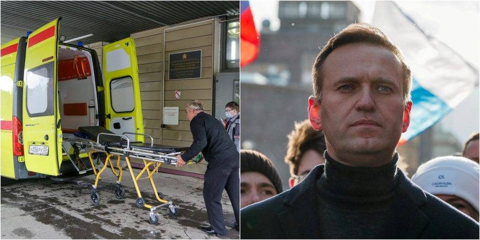 Rusijos medikai sutiko išleisti galimai apnuodytą A. Navalną gydyti Vokietijoje