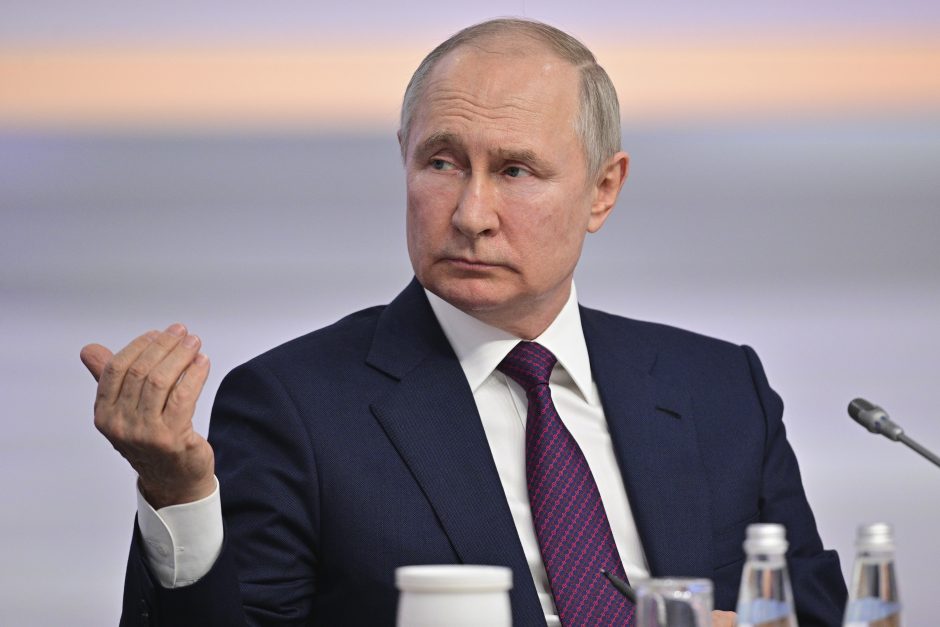 V. Putinas: Ukrainos pajėgų kontrpuolimas nepasiekė tikslų