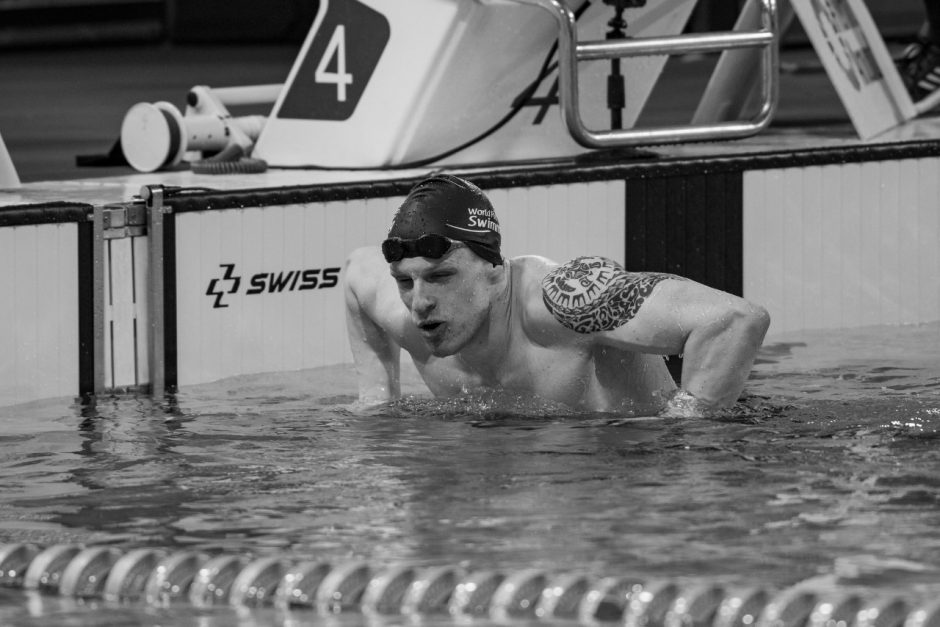 E. Matakas iškovojo dar vieną aukso medalį Europos žmonių su negalia plaukimo čempionate