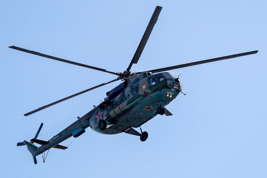 Netoli Maskvos nukrito karinis sraigtasparnis, įgula žuvo
