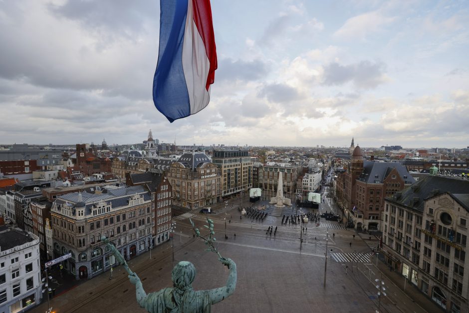 Nyderlandai gegužės 19 d. atšauks kai kuriuos dėl koronaviruso įvestus apribojimus