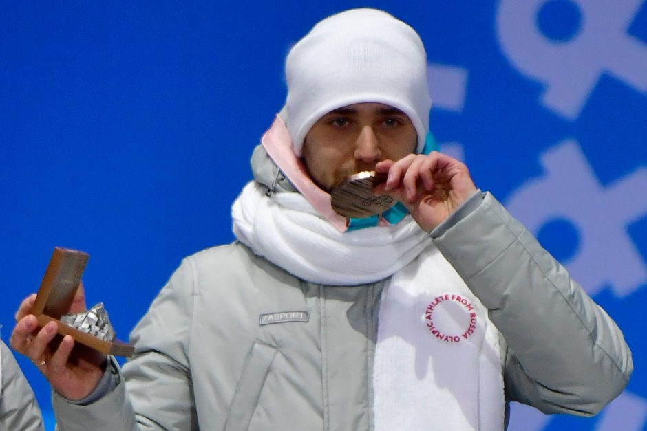 Rusijos akmenslydininkas neteko olimpinio medalio