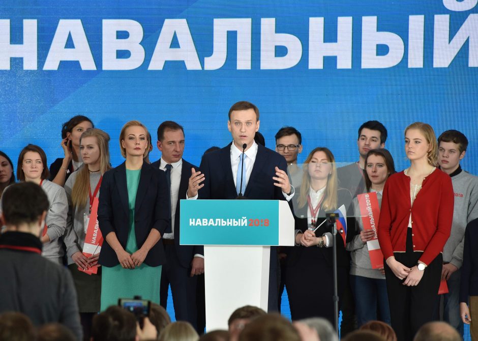 Tūkstančiai rusų reikalauja leisti A. Navalnui dalyvauti prezidento rinkimuose