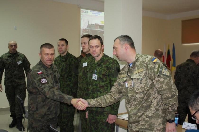 Pirmos Lietuvos, Lenkijos ir Ukrainos brigados pratybos – vasarį
