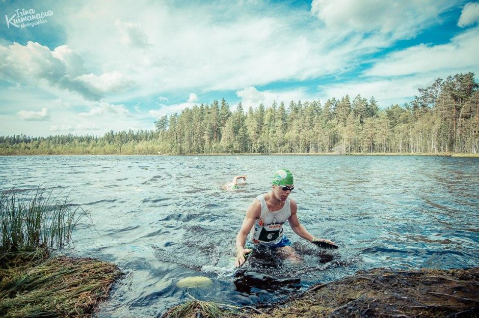 Trakuose – pirmos Lietuvoje jungtinės plaukimo ir bėgimo varžybos
