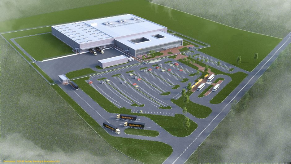 „Continental“ į naują gamyklą Kaune investuos 95 mln. eurų