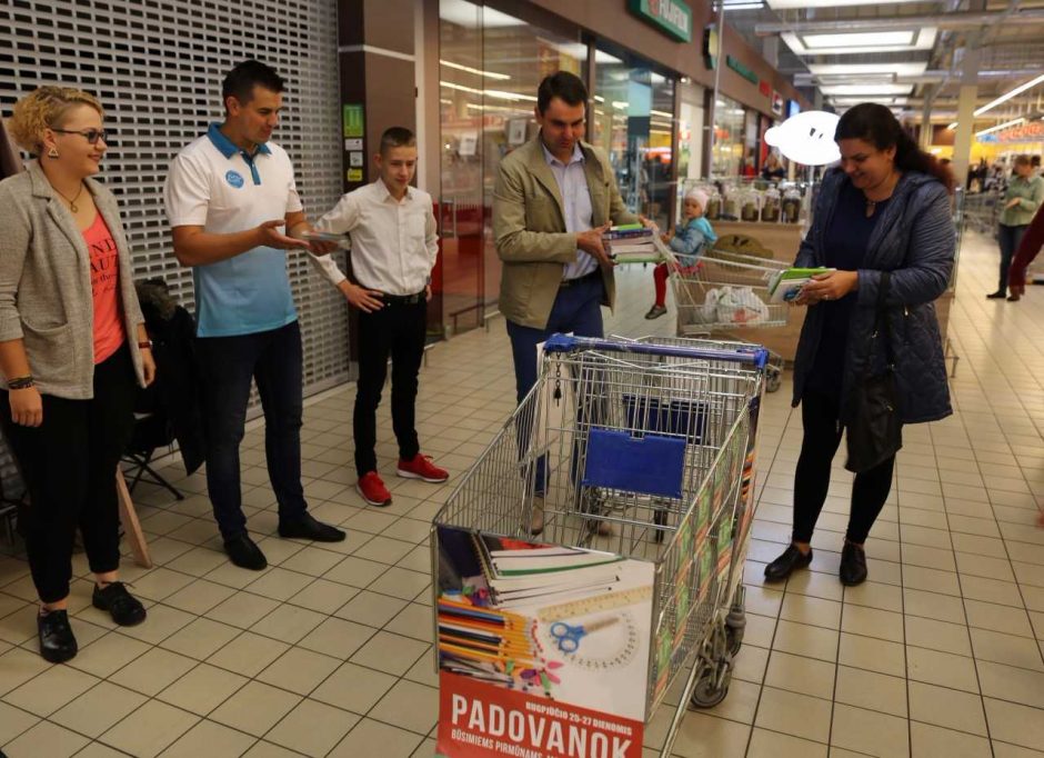Daugiavaikėms Kauno rajono šeimoms – parama mokyklinėmis prekėmis