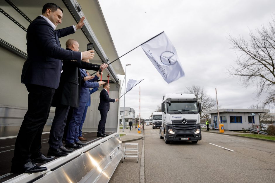 „Hegelmann Transporte“ automobilių parke atsiras net 1000 naujų vilkikų