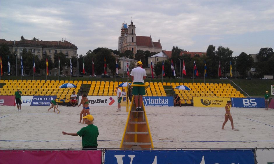 Vilniuje prasidėjo Europos U-20 paplūdimio tinklinio čempionatas