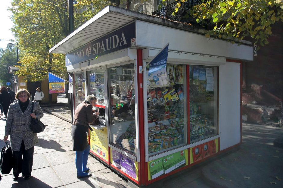 Kioskų savininkai pažadais nebetiki