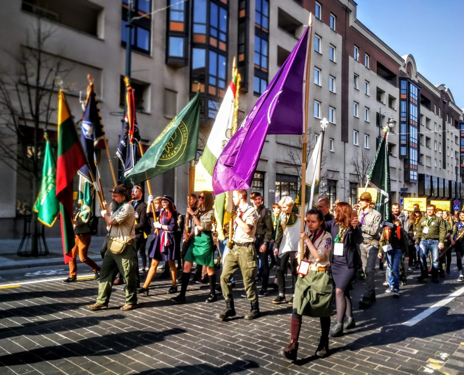 Vilniuje skautai švenčia Jurgines
