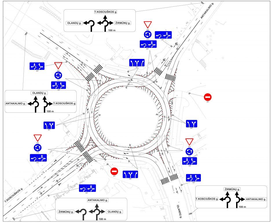 Vilniaus žiedinėse sankryžose įsigaliojo pokyčiai
