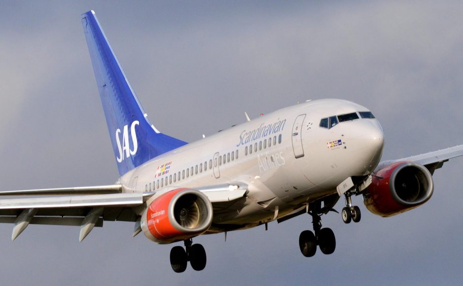 SAS lėktuvai pradeda leistis naujajame Londono Hitrou oro uosto terminale