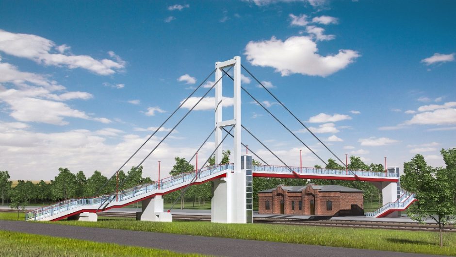 Šeštokuose statomas ilgai lauktas pėsčiųjų viadukas per „Rail Balticą“