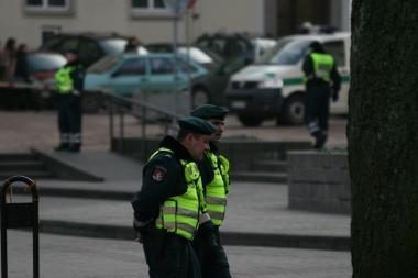 Plėšikus Totorių g. policija sulaikė iškart po nusikaltimo