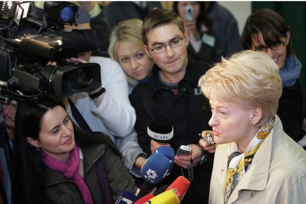 Prezidento rinkimų rezultatai: Vilniuje pirmauja D.Grybauskaitė (papildyta)