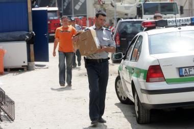 Prie prokuratūrų pastato Vilniuje rastas sprogmuo