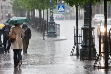 Trečiadienis Vilniuje numatomas lietingas