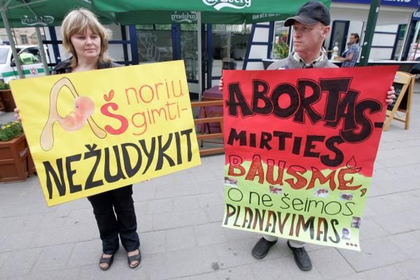 Vaikų gynimo dieną - protestas prieš abortus
