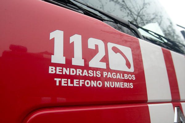 Per gaisrą Vilniuje nukentėjo vyriškis