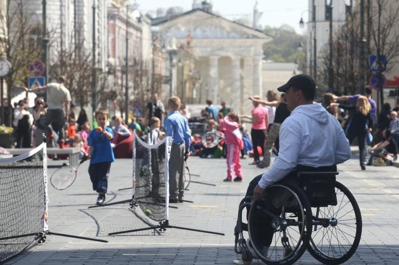 Vilniečiai kviečiami sportuoti sostinės centre