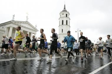Vilniaus maratone mirė žmogus