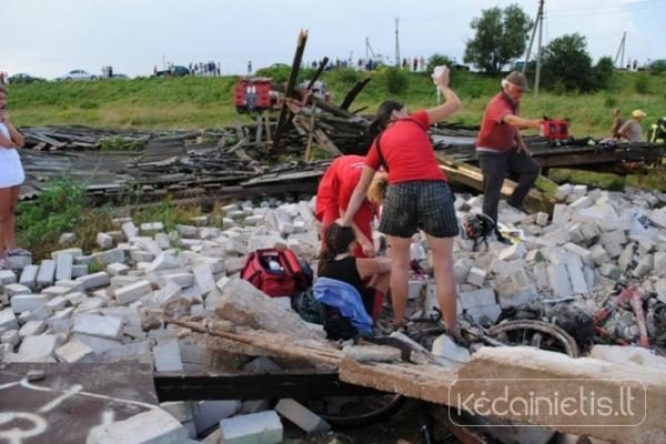 Čekus ištikusios nelaimės vieta bus paženklinta kryžiumi