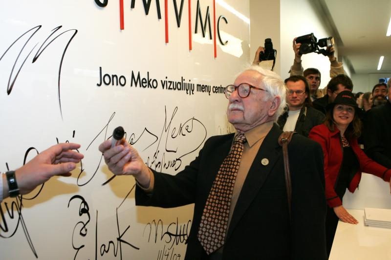Vilniuje atidaroma paroda apie J.Meko brolį A.Meką