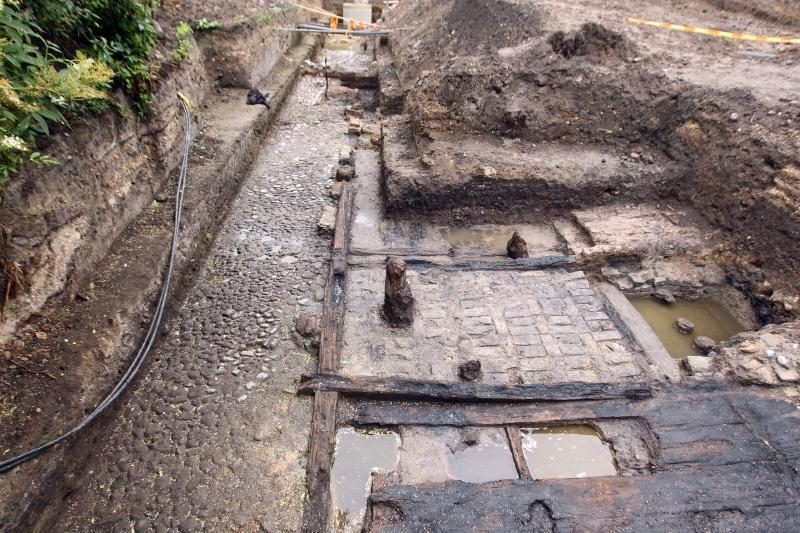 Bernardinų sode rasti senojo Vilniaus fragmentai liks po žeme