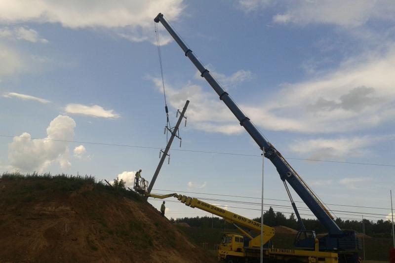 Vilniaus aplinkkelio statybas greitina elektros linijų iškėlimas