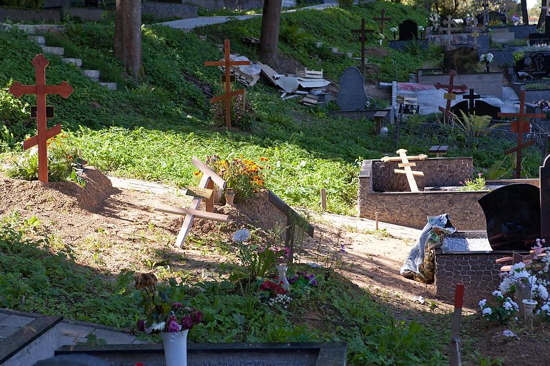 Vilniuje nuniokotos stačiatikių kapinės  