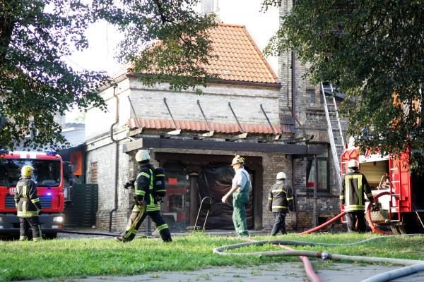 Virš restorano „Tores“ kilęs gaisras - padegimas