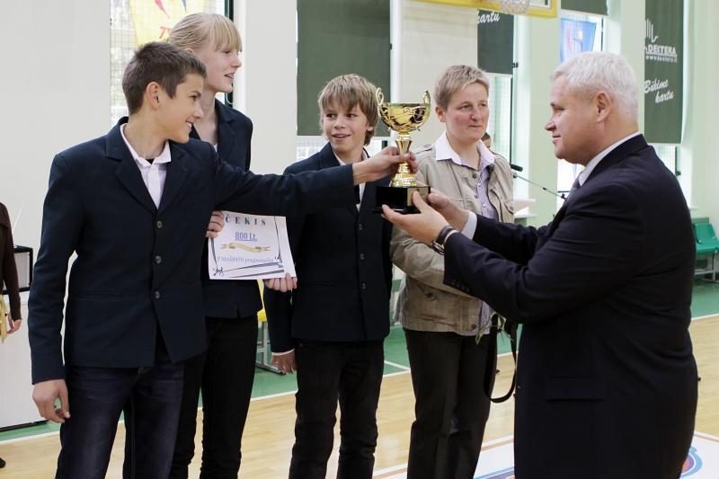 Klaipėdos moksleivių žaidynių nugalėtojams – mero taurės