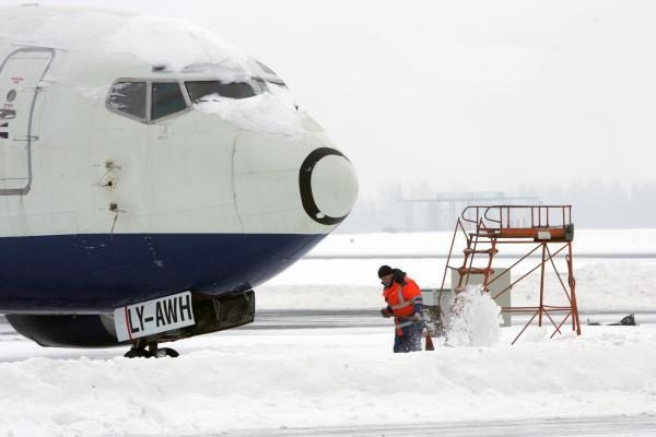 Oro sąlygos skrydžiams Vilniuje nebekliudo (dar papildyta)