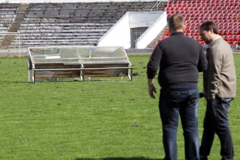 Vandalai nuniokojo Vilniaus „Žalgirio“ stadioną