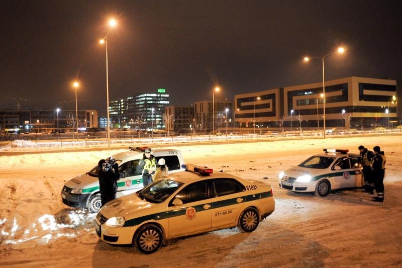 Policija baus protesto akcijoje dalyvavusius taksistus