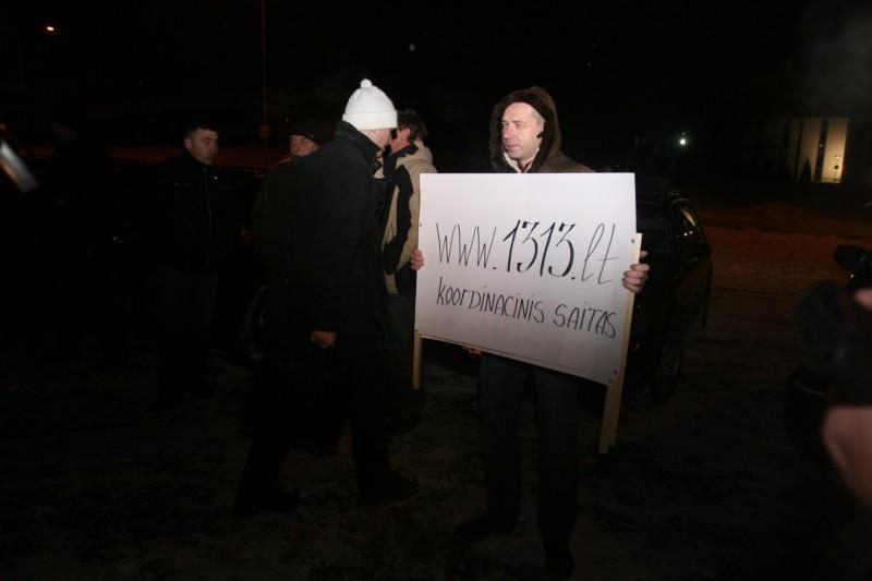 Policija baus protesto akcijoje dalyvavusius taksistus