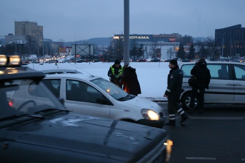 Policija baus protesto akcijoje dalyvavusius taksistus