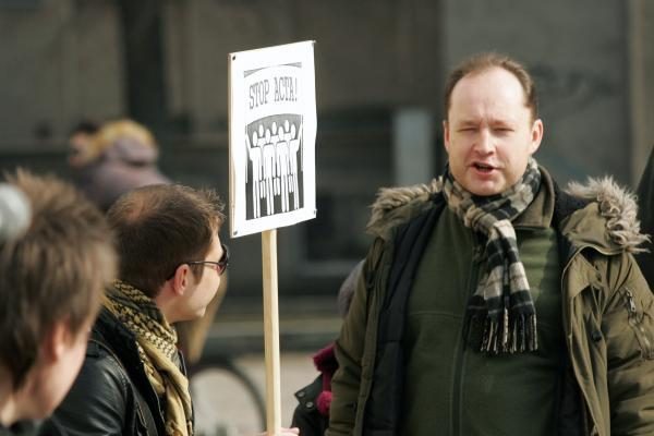 Kaune – dar vienas protestas prieš ACTA 