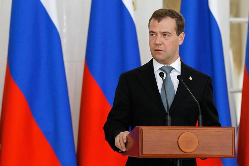 Medvedevas padėkojo Berlusconi už santykių su Rusija stiprinimą