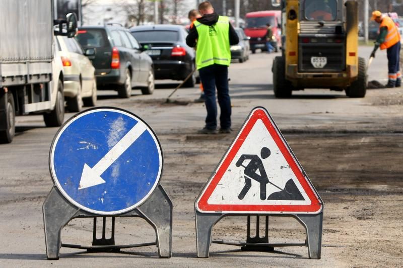 Žadama, kad iki pirmininkavimo ES Vilniaus gatvių remontas bus baigtas