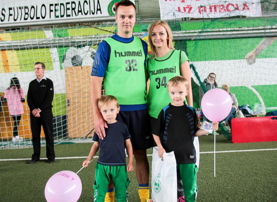 Kauno futbolo klubai kvietė šeimas sportuoti