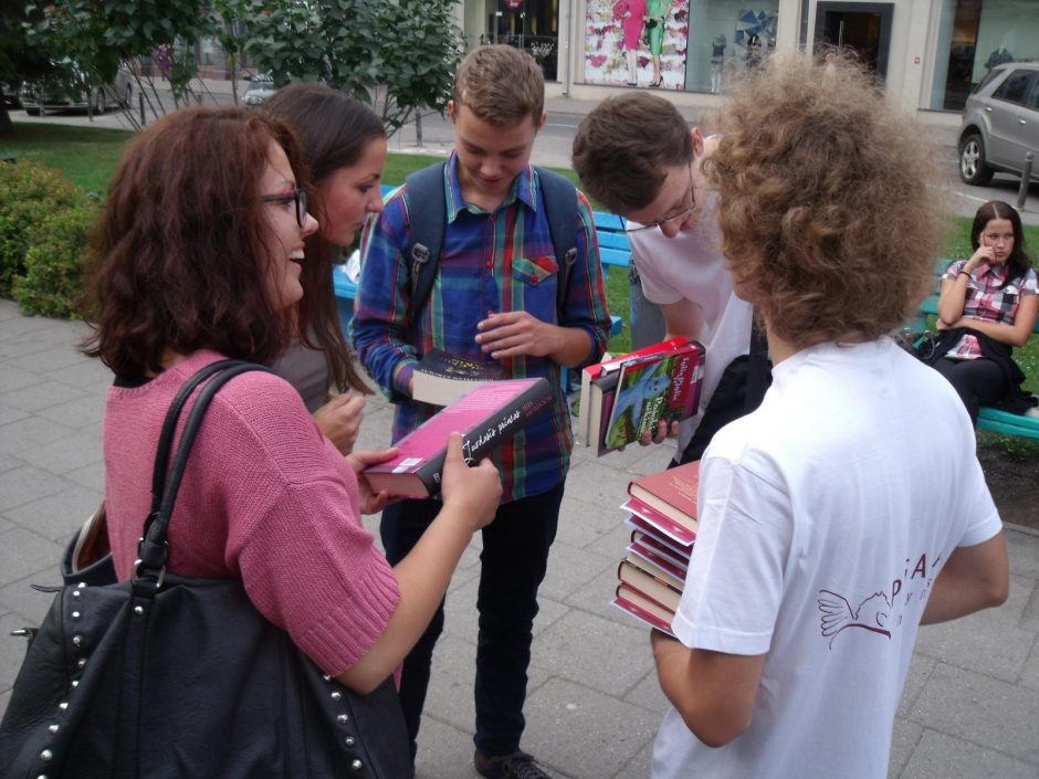Vilniuje nemokamai dalijamos knygos