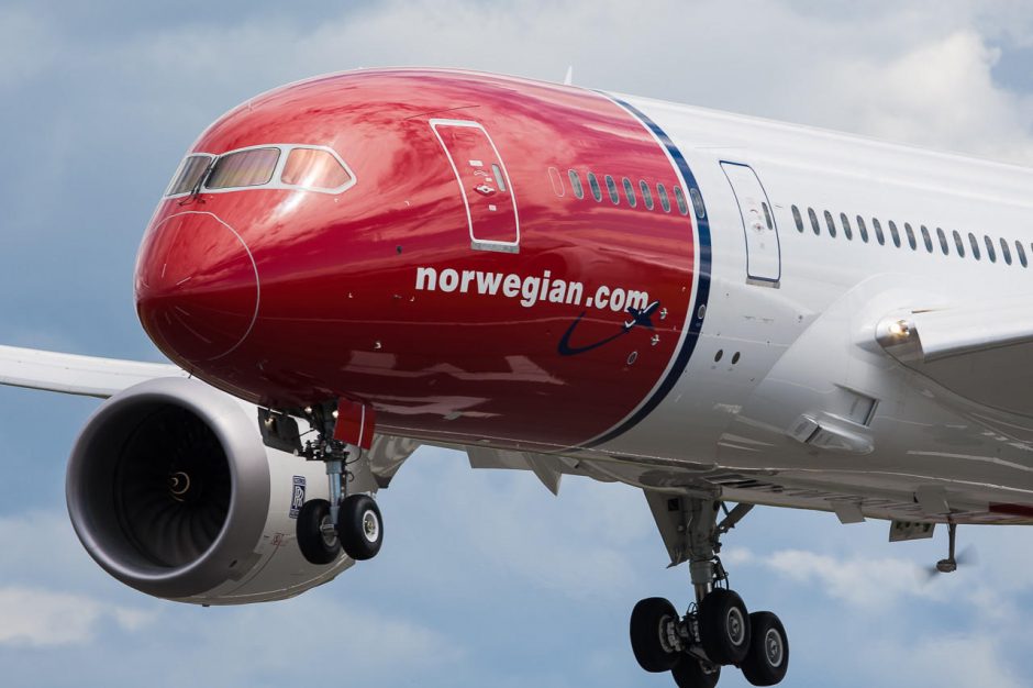 „Norwegian“ pradės tiesioginius skrydžius iš Vilniaus į Stokholmą