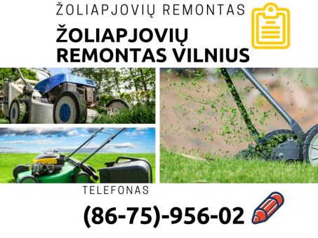 Skelbimas - zoliapjoviu remontas Vilnius 867595602