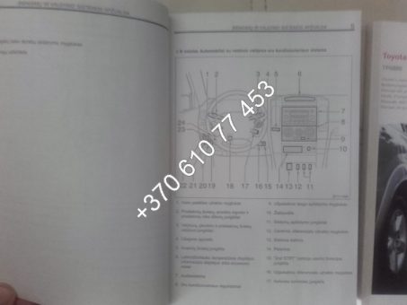 Skelbimas - Toyota Landcruiser 120, 3.0 D4D eksploatavimo vadovas (owners manual)