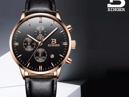 Skelbimas - BINGER gražus solidus šveicariško lygio laikrodis