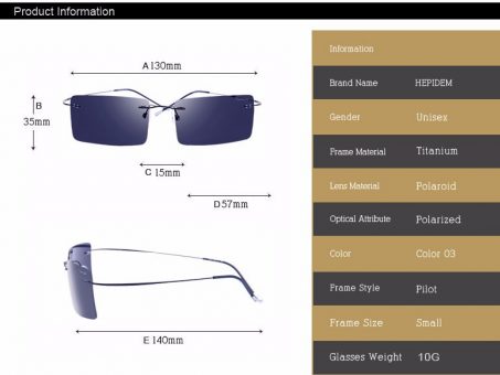 Skelbimas - Išskirtinio dizaino patrauklūs polerizuoti akiniai dėkluose