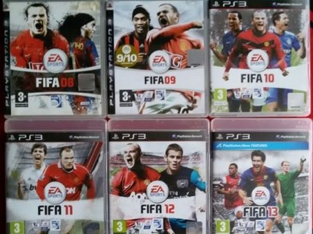 Skelbimas - PS3 FIFA zaidimai po 2 eur/vnt