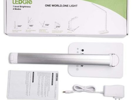 Skelbimas - Reguliuojama LED stalinė lempa, 4 apšvietimo režimai, 7 lygių!